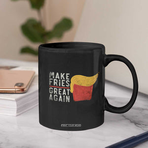 Funny Fries Coffee Mug Vintage Make Fries Great Again TS10 Print Your Wear