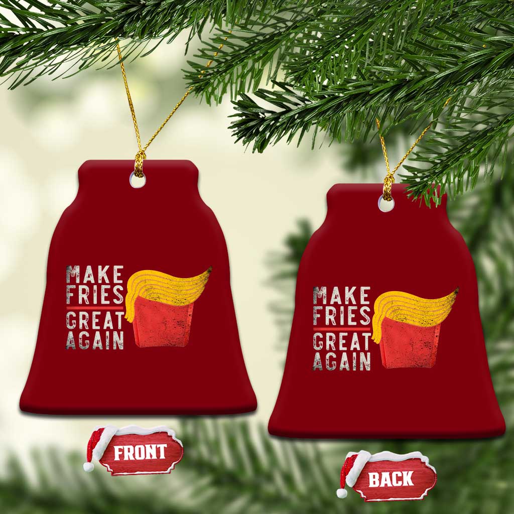 Funny Fries Ceramic Ornament Vintage Make Fries Great Again TS10 Print Your Wear