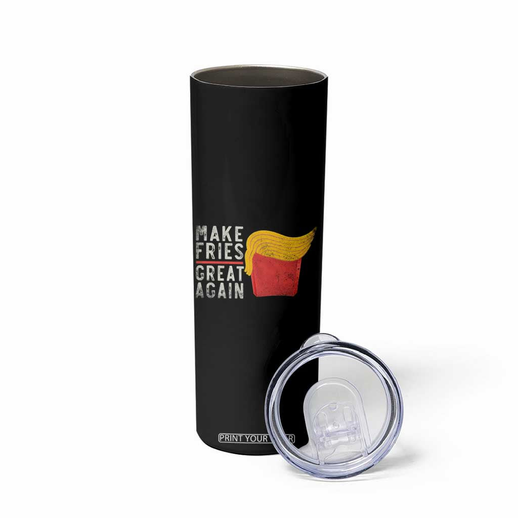 Funny Fries Skinny Tumbler Vintage Make Fries Great Again TS10 Print Your Wear