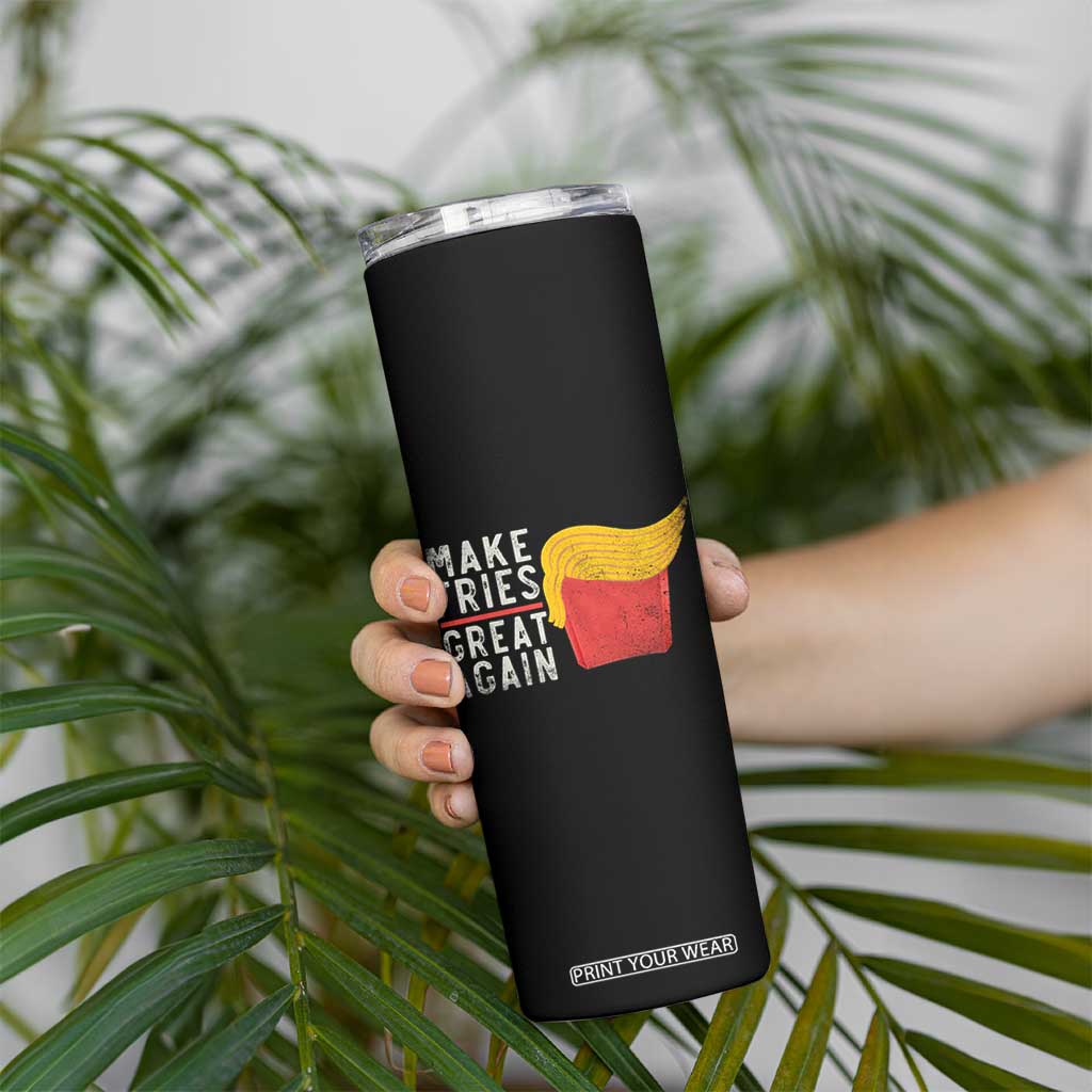 Funny Fries Skinny Tumbler Vintage Make Fries Great Again TS10 Print Your Wear