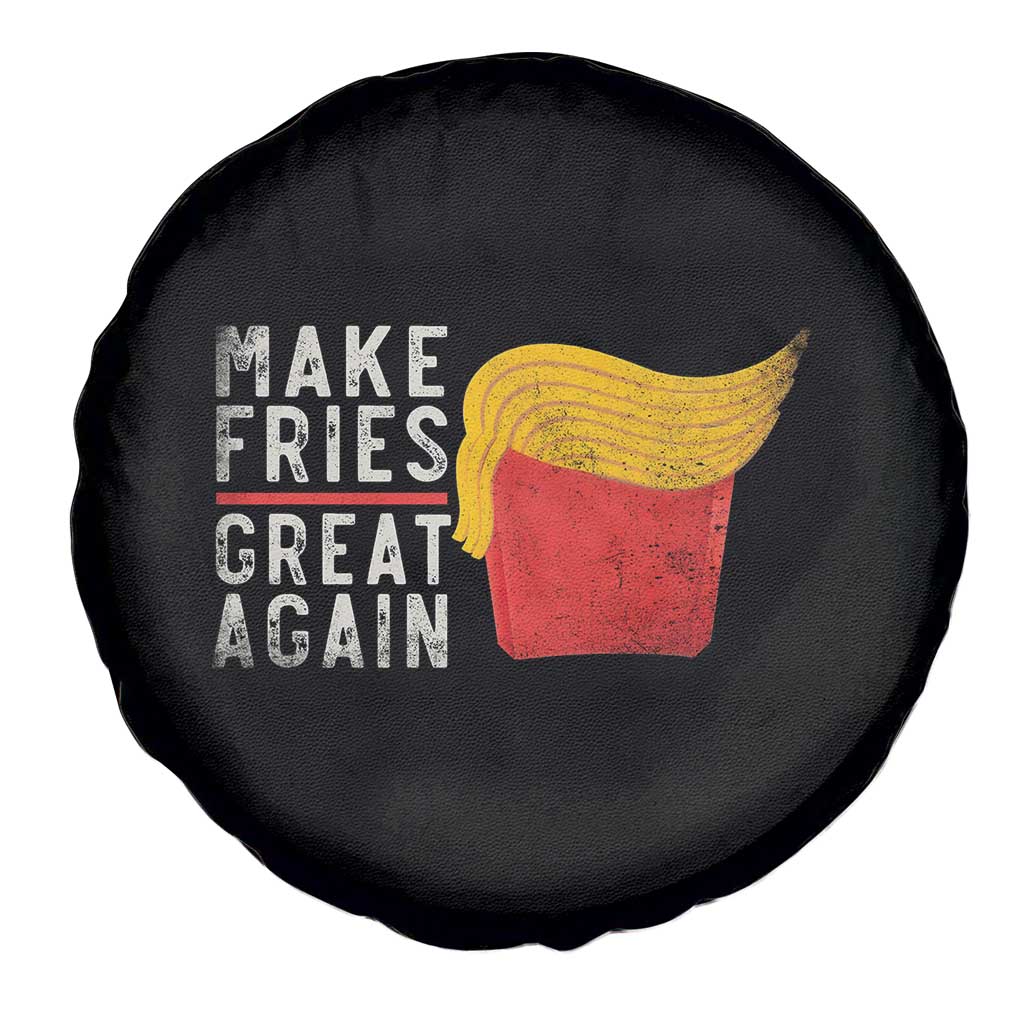 Funny Fries Spare Tire Cover Vintage Make Fries Great Again TS10 Print Your Wear