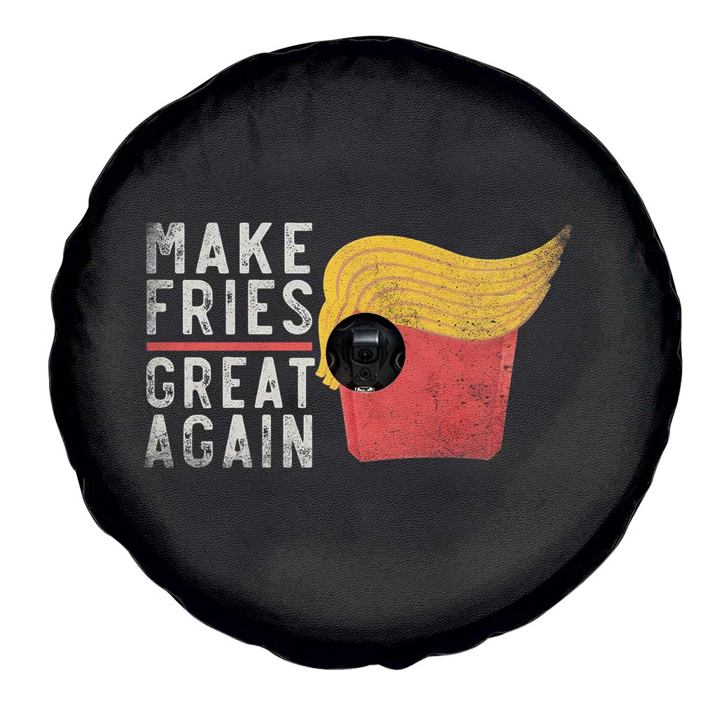 Funny Fries Spare Tire Cover Vintage Make Fries Great Again TS10 Print Your Wear