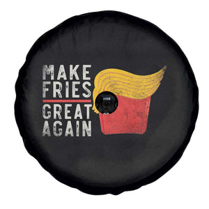 Funny Fries Spare Tire Cover Vintage Make Fries Great Again TS10 Print Your Wear