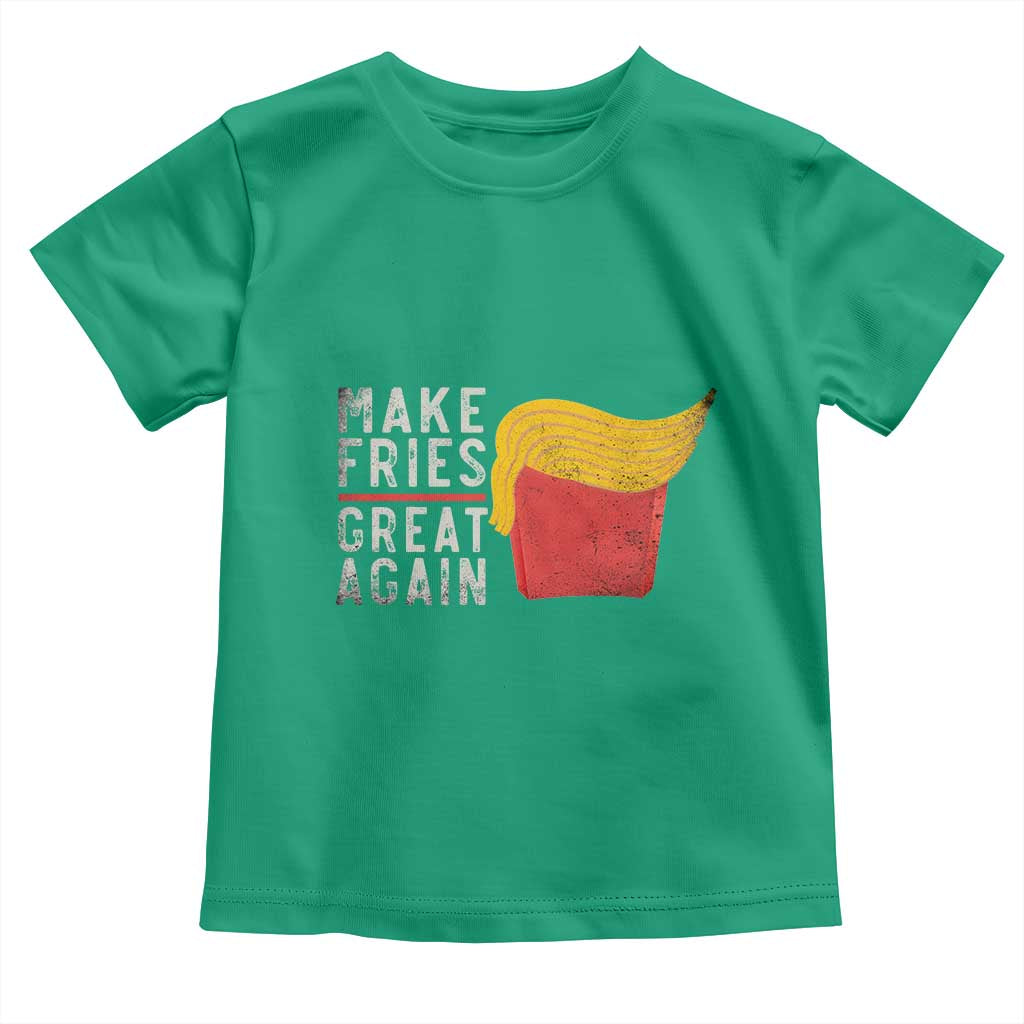 Funny Fries Toddler T Shirt Vintage Make Fries Great Again TS10 Irish Green Print Your Wear