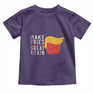 Funny Fries Toddler T Shirt Vintage Make Fries Great Again TS10 Purple Print Your Wear