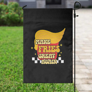 Funny Fries Garden Flag Make Fries Great Again Checkered TS10 Print Your Wear