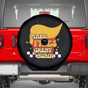 Funny Fries Spare Tire Cover Make Fries Great Again Checkered TS10 Black Print Your Wear