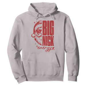 Christmas Santa Hoodie Fun Retro Big Nick Energy TS10 Ice Gray Print Your Wear