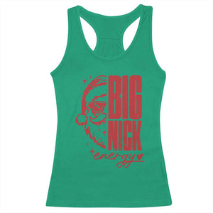 Christmas Santa Racerback Tank Top Fun Retro Big Nick Energy TS10 Irish Green Print Your Wear