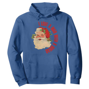 Christmas Santa Hoodie Fun Retro I Love A Man With A Beard TS10 Royal Blue Print Your Wear