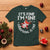 Funny Christmas Santa T Shirt It's Fine I'm Fine Everything Is Fine TS10 Dark Forest Green Print Your Wear