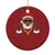 Funny Santa Christmas Ornament Black Hip Hop Santa African American Santa Rapper Fan Gift TS10 Print Your Wear