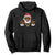 Funny Christmas Santa Hoodie Black Hip Hop Santa African American Santa Rapper Fan Gift TS10 Black Print Your Wear