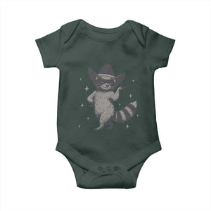 Vintage Raccoon Cowboy Baby Onesie Cowgirl Trash Panda Western Country TS10 Print Your Wear