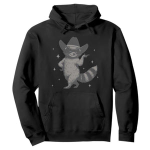 Vintage Raccoon Cowboy Hoodie Cowgirl Trash Panda Western Country TS10 Black Print Your Wear