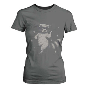 Vintage Raccoon Cowboy T Shirt For Women Cowgirl Trash Panda Western Country TS10 Dark Heather Print Your Wear