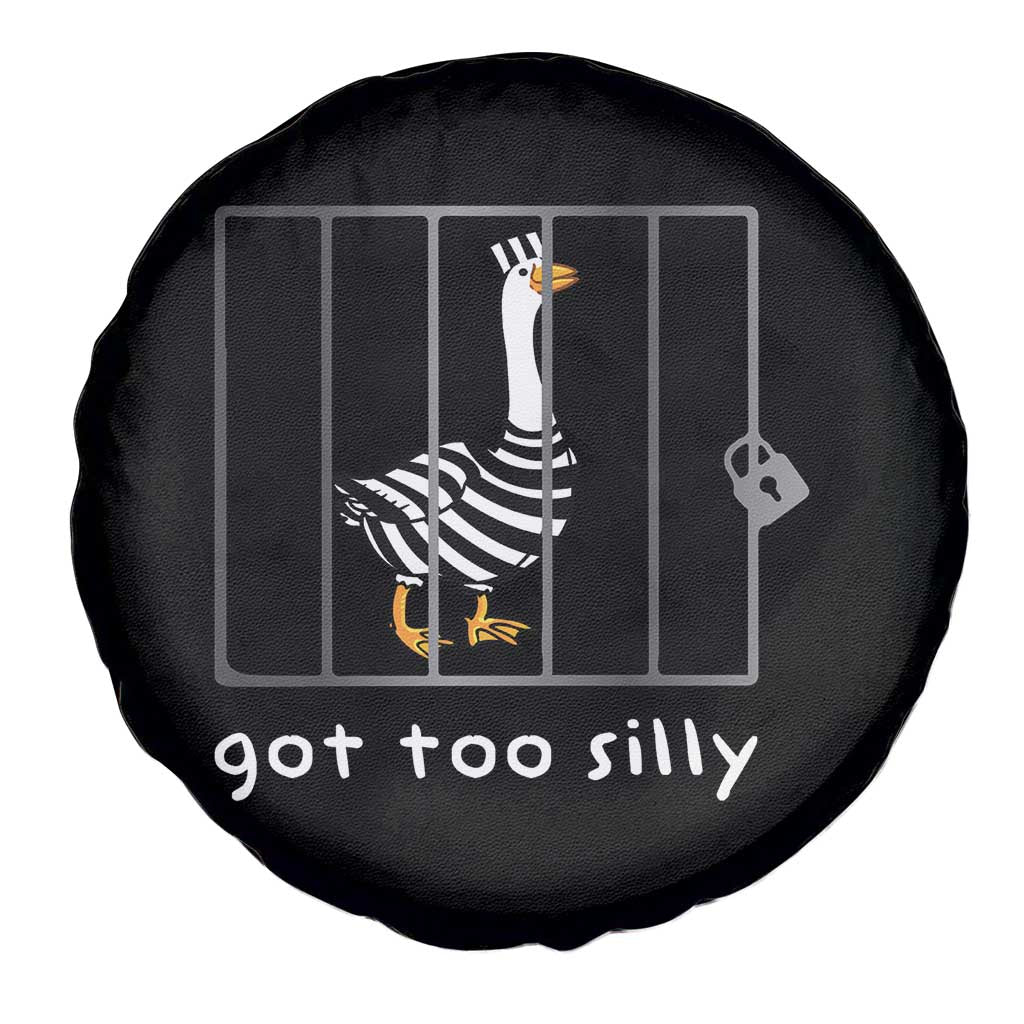 Silly Goose Spare Tire Cover Got Too Silly TS10 Print Your Wear