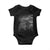 Funny Graphic Capybara Selfie with UFOs Weird Baby Onesie TS10 Black Print Your Wear