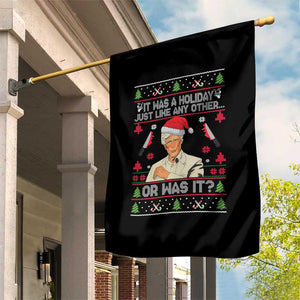 True Crime Ugly Christmas Garden Flag Funny Holiday Xmas Party TS10 Print Your Wear