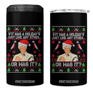 True Crime Ugly Christmas 4 in 1 Can Cooler Tumbler Funny Holiday Xmas Party TS10 One Size: 16 oz Black Print Your Wear