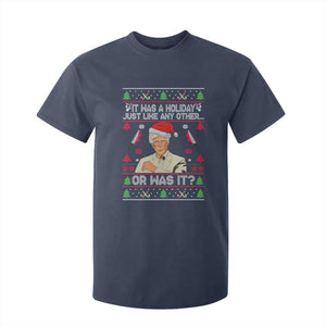 True Crime Ugly Christmas T Shirt For Kid Funny Holiday Xmas Party TS10 Navy Print Your Wear