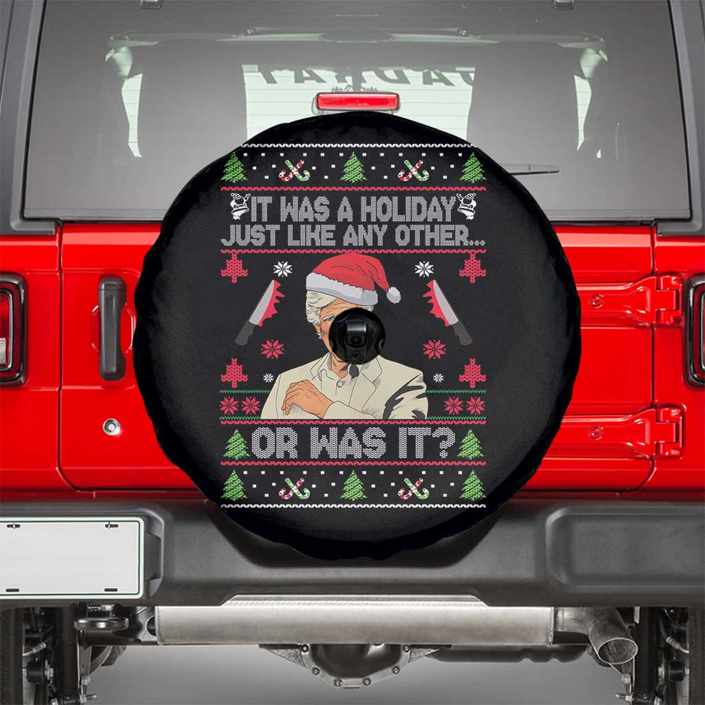 True Crime Ugly Christmas Spare Tire Cover Funny Holiday Xmas Party TS10 Black Print Your Wear