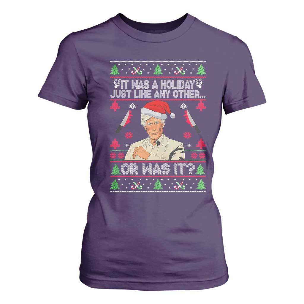 True Crime Ugly Christmas T Shirt For Women Funny Holiday Xmas Party TS10 Purple Print Your Wear