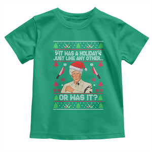 True Crime Ugly Christmas Toddler T Shirt Funny Holiday Xmas Party TS10 Irish Green Print Your Wear