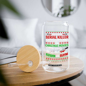 Crime Documentaries Ugly Christmas Glass Can Funny Horror Xmas Slaying Or Sleighing TS10 Print Your Wear