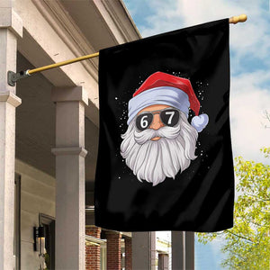 Six Seven 67 Christmas Meme Garden Flag Funny Brainrot Santa Claus Gen Alpha Slang TS10 Print Your Wear