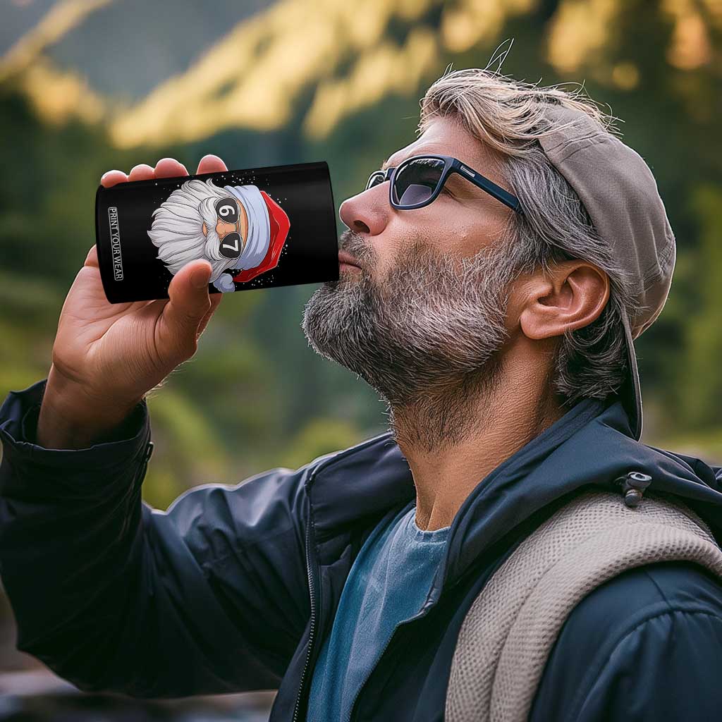 Six Seven 67 Christmas Meme 4 in 1 Can Cooler Tumbler Funny Brainrot Santa Claus Gen Alpha Slang TS10 Print Your Wear