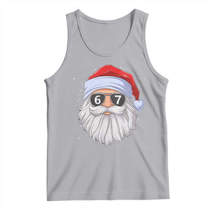 Six Seven 67 Christmas Meme Tank Top Funny Brainrot Santa Claus Gen Alpha Slang TS10 Athletic Heather Print Your Wear