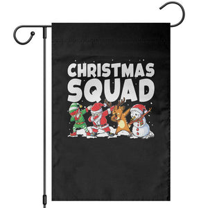 Christmas Squad Garden Flag Santa Dabbing Elf Family Matching Pajamas TS10 Black Print Your Wear