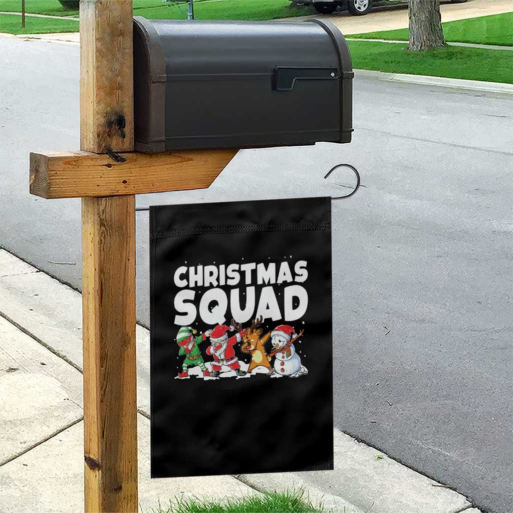 Christmas Squad Garden Flag Santa Dabbing Elf Family Matching Pajamas TS10 Print Your Wear