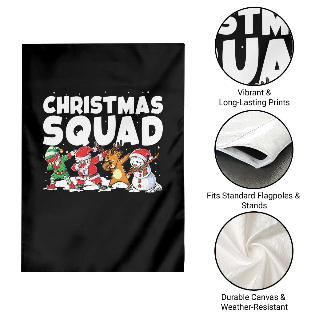 Christmas Squad Garden Flag Santa Dabbing Elf Family Matching Pajamas TS10 Print Your Wear