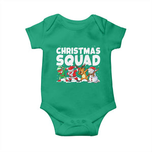 Christmas Squad Baby Onesie Santa Dabbing Elf Family Matching Pajamas TS10 Irish Green Print Your Wear