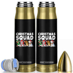 Christmas Squad Bullet Tumbler Santa Dabbing Elf Family Matching Pajamas TS10 Black Print Your Wear