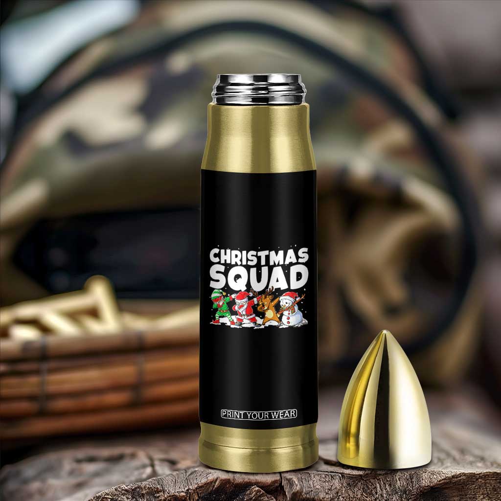 Christmas Squad Bullet Tumbler Santa Dabbing Elf Family Matching Pajamas TS10 Print Your Wear