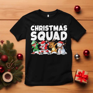 Christmas Squad T Shirt Santa Dabbing Elf Family Matching Pajamas TS10 Black Print Your Wear