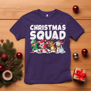 Christmas Squad T Shirt Santa Dabbing Elf Family Matching Pajamas TS10 Purple Print Your Wear