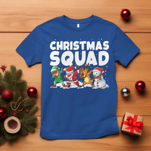 Christmas Squad T Shirt Santa Dabbing Elf Family Matching Pajamas TS10 Royal Blue Print Your Wear