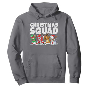 Christmas Squad Hoodie Santa Dabbing Elf Family Matching Pajamas TS10 Charcoal Print Your Wear