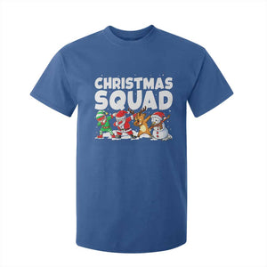 Christmas Squad T Shirt For Kid Santa Dabbing Elf Family Matching Pajamas TS10 Royal Blue Print Your Wear
