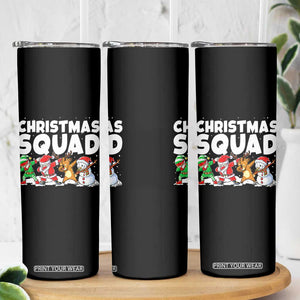 Christmas Squad Skinny Tumbler Santa Dabbing Elf Family Matching Pajamas TS10 Print Your Wear