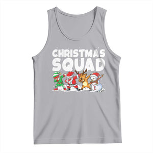 Christmas Squad Tank Top Santa Dabbing Elf Family Matching Pajamas TS10 Athletic Heather Print Your Wear