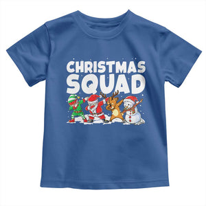 Christmas Squad Toddler T Shirt Santa Dabbing Elf Family Matching Pajamas TS10 Royal Blue Print Your Wear