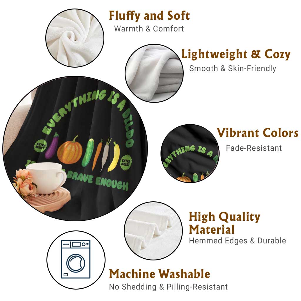 Funny Embarrassing Throw Blanket Naughty Inappropriate Gifts Dirty Adult Humor TS10 Print Your Wear