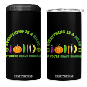 Funny Embarrassing 4 in 1 Can Cooler Tumbler Naughty Inappropriate Gifts Dirty Adult Humor TS10 One Size: 16 oz Black Print Your Wear
