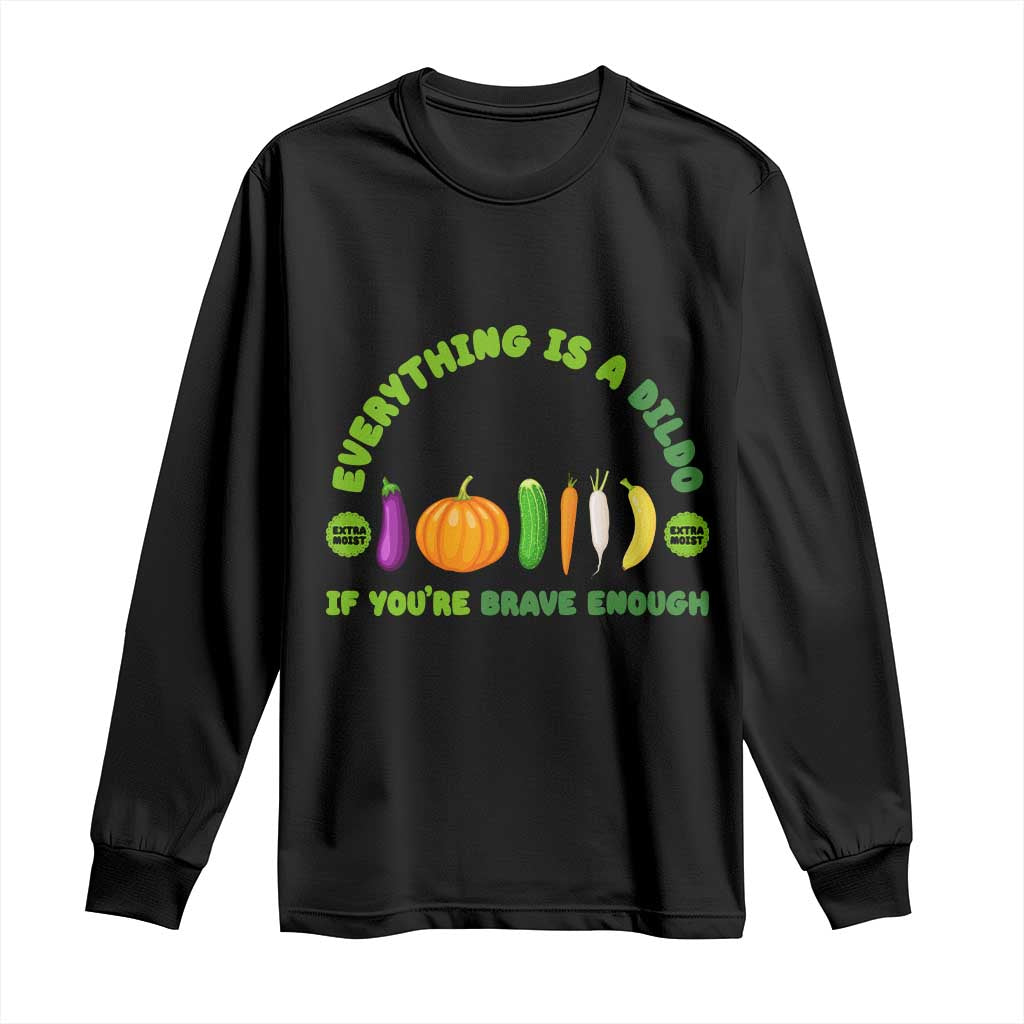 Funny Embarrassing Long Sleeve Shirt Naughty Inappropriate Gifts Dirty Adult Humor TS10 Black Print Your Wear