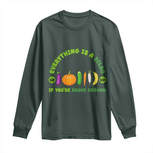 Funny Embarrassing Long Sleeve Shirt Naughty Inappropriate Gifts Dirty Adult Humor TS10 Dark Forest Green Print Your Wear